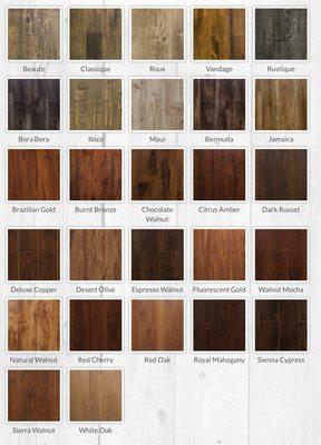 Our luxury laminate collection we offer at our store on Adams Ave.