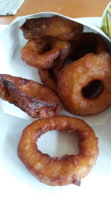 Best onion rings.  Really.  Crispy.