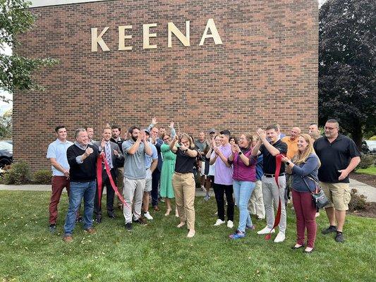 KEENA ARCC Ribbon Cutting for rebrand