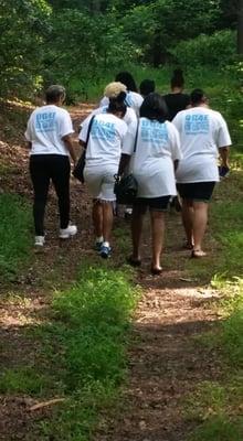 DG4E 1st Annual women's seminar July 2015! Ladies Therapeutic nature walk