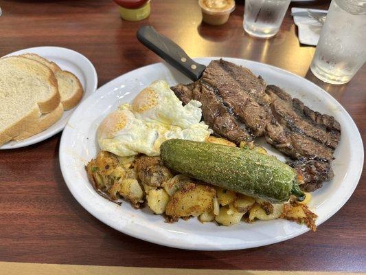 Ribeye Steak & eggs