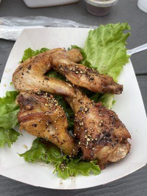 Asian wings-lemon pepper