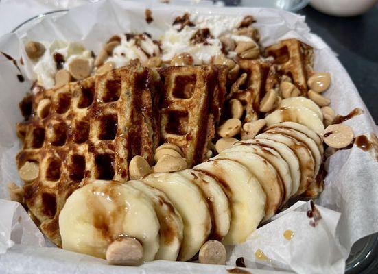 Reese's protein waffle