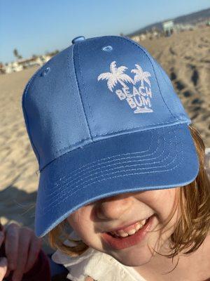 Child's hat with embroidery