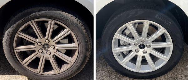 Landrover Wheel Cleaning