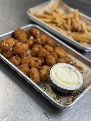 Fried Cheese Curds  French Fries