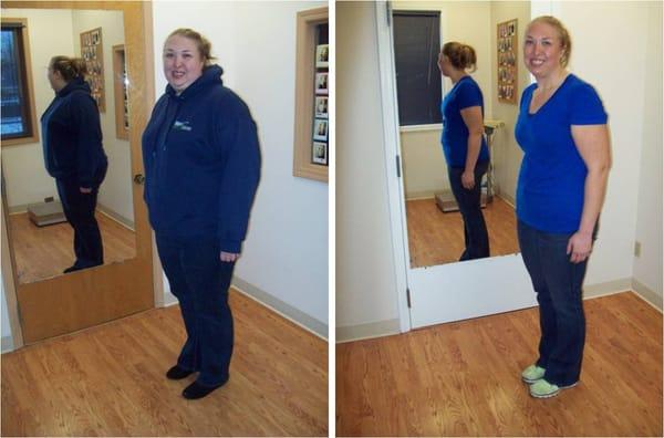 Jessica lost 85.2 pounds in 7 months