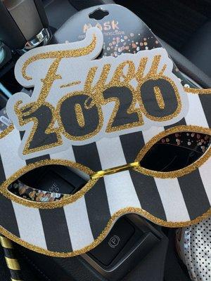 F-you 2020 mask