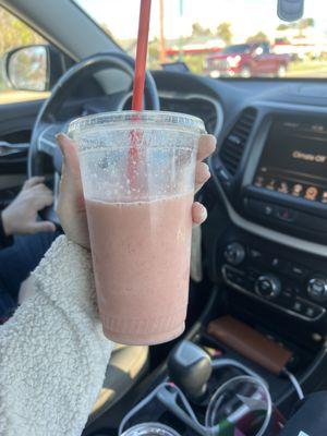 Strawberries gone bananas smoothie