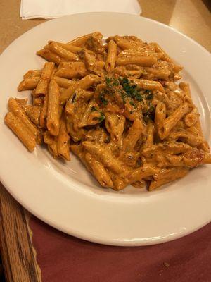 Penne Alla Vodka with Grilled Chicken