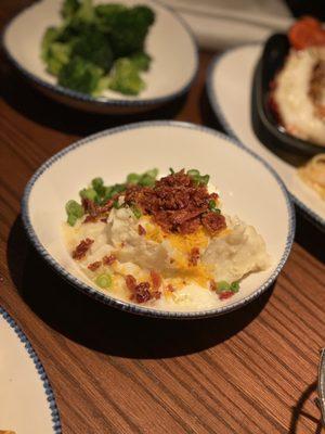 Loaded Mashed Potatoes & Broccoli