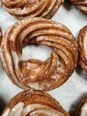 Honey Glazed Crullers, available every Saturday!