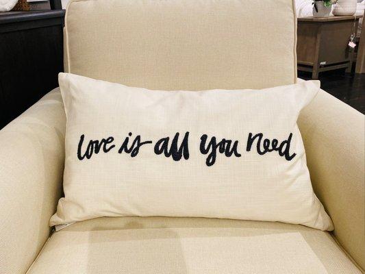 Love is all you need pillow