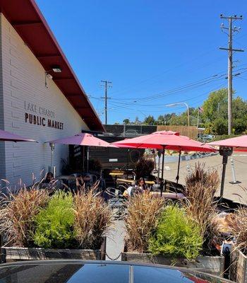 Outside patio