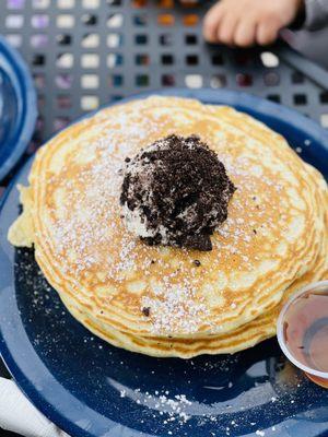 Oreo pancakes  for the brunch win