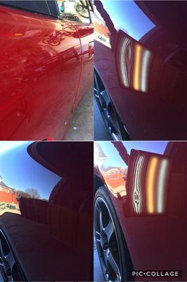 2013 Mazda Miata quarter panel.