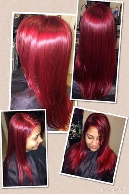 Bit of a change with the red (: I loved it. By Daisy