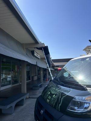 Drywood Termite Treatment in Shopping Center