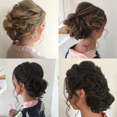 Bridesmaids hair