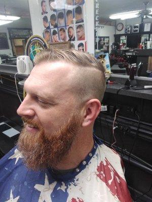 Haircut  & Beard by Sandra Dee