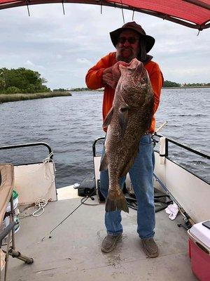 Yes, big fish can be caught in the Gulf of Mexico and in the Suwannee River.