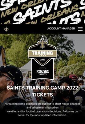 Saints Training Facility