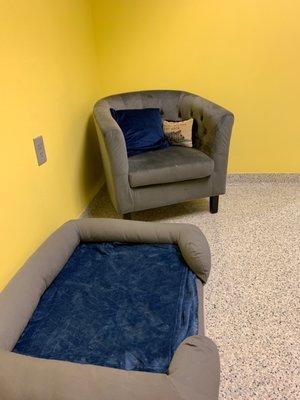 Comfortable exam rooms