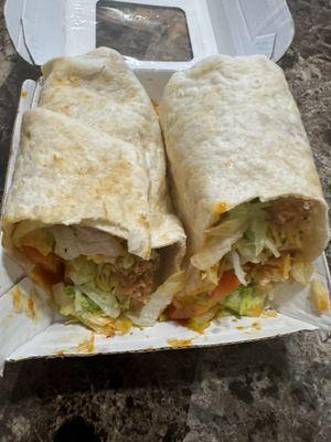 Chicken wrap revealed!