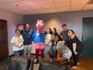 Had a Great team day at Jumbo Shrimp game with Dr Tyler Wahl and Dr David Woods