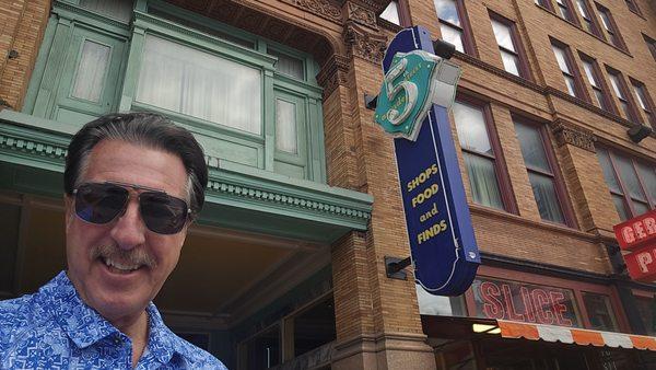 ROSARIO S. CASSATA AT THE 5TH AVENUE ARCADE IN DOWNTOWN CLEVELAND OHIO.