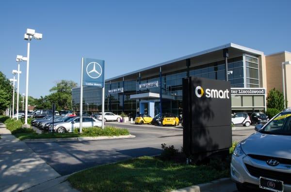 The front of our Mercedes-Benz showroom.