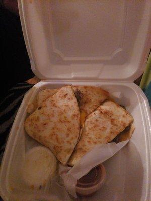 Steak quesadillas