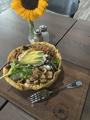 Tostada Chicken Salad