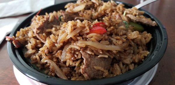 Beef Basil fried rice