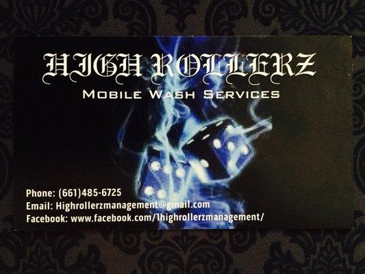 HIGH ROLLERZ MOBILE WASH SERVICES! We help reduce the drought in our community!