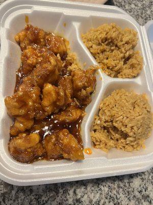 Orange chicken (small)!