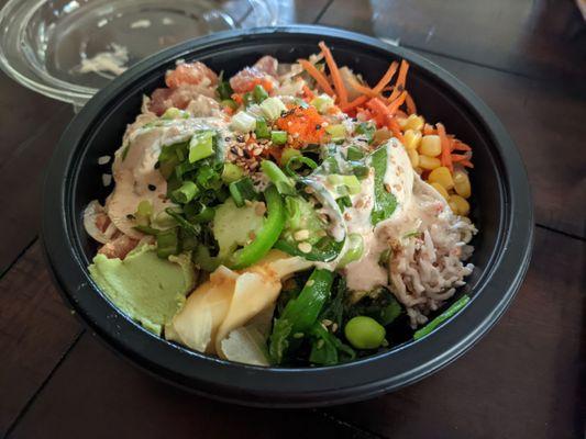 Poke bowl to go