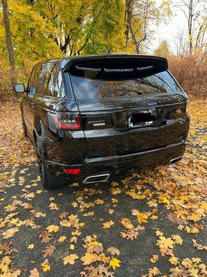 Ceramic coated Range Rover