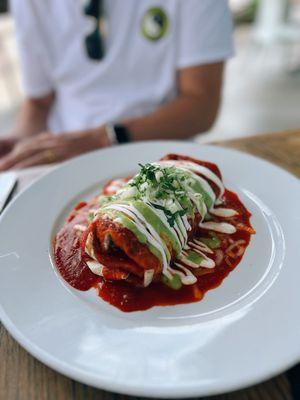 Smothered burrito - my husband's favorite