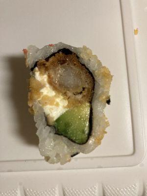 Rock and Roll with old Tempura Shrimp inside