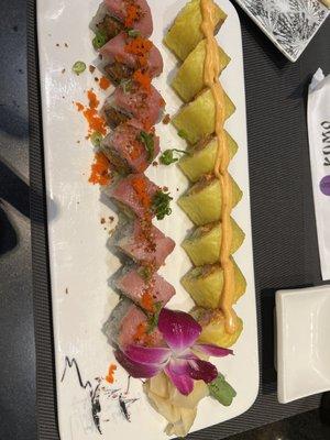 Spicy Girl Roll and a Fancy Roll