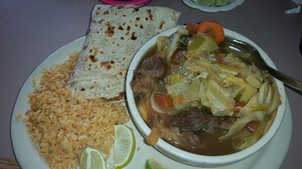 Small caldo de res. YUM!