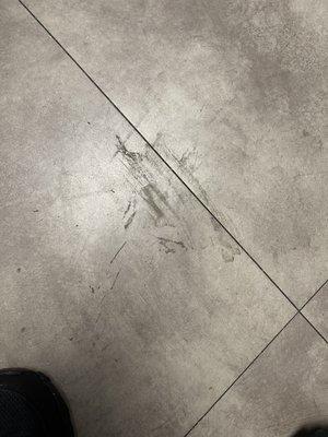 Dirty floor