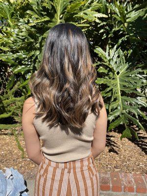 Balayage hair