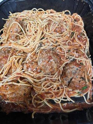 Spaghetti with meat balls