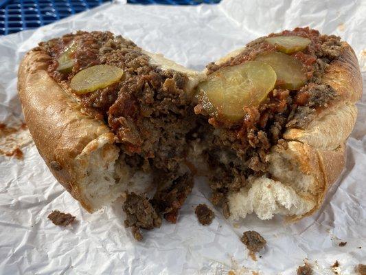 Giant cheesesteak