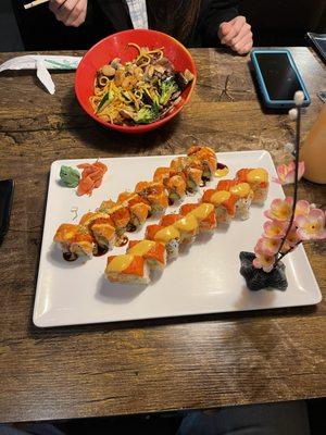 Colonel Special Roll, American Dream Special Roll,Build Your Own Bowl