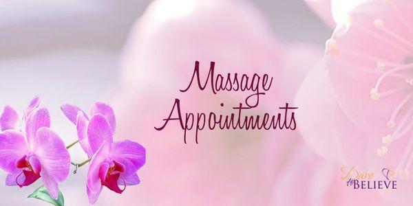 Massage Openings available!!
 Book on our live schedule: www.chrissysmassage.genbook.com