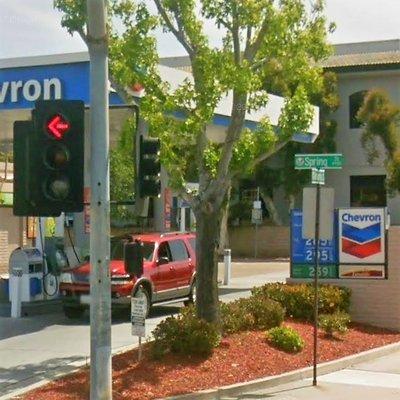 La Mesa Chevron on University Ave near Trinity Family Dental