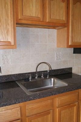 Renovated kitchen.